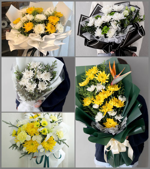陕西宝鸡市千阳县草碧镇白事花束代送
